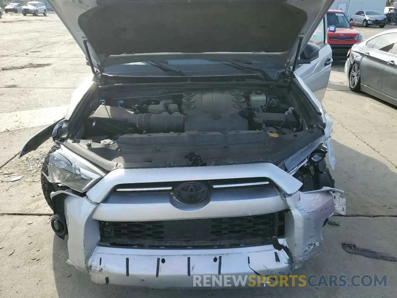 12 fotografías del automóvil dañado JTEHU5JR9M5880489 TOYOTA 4RUNNER 2021