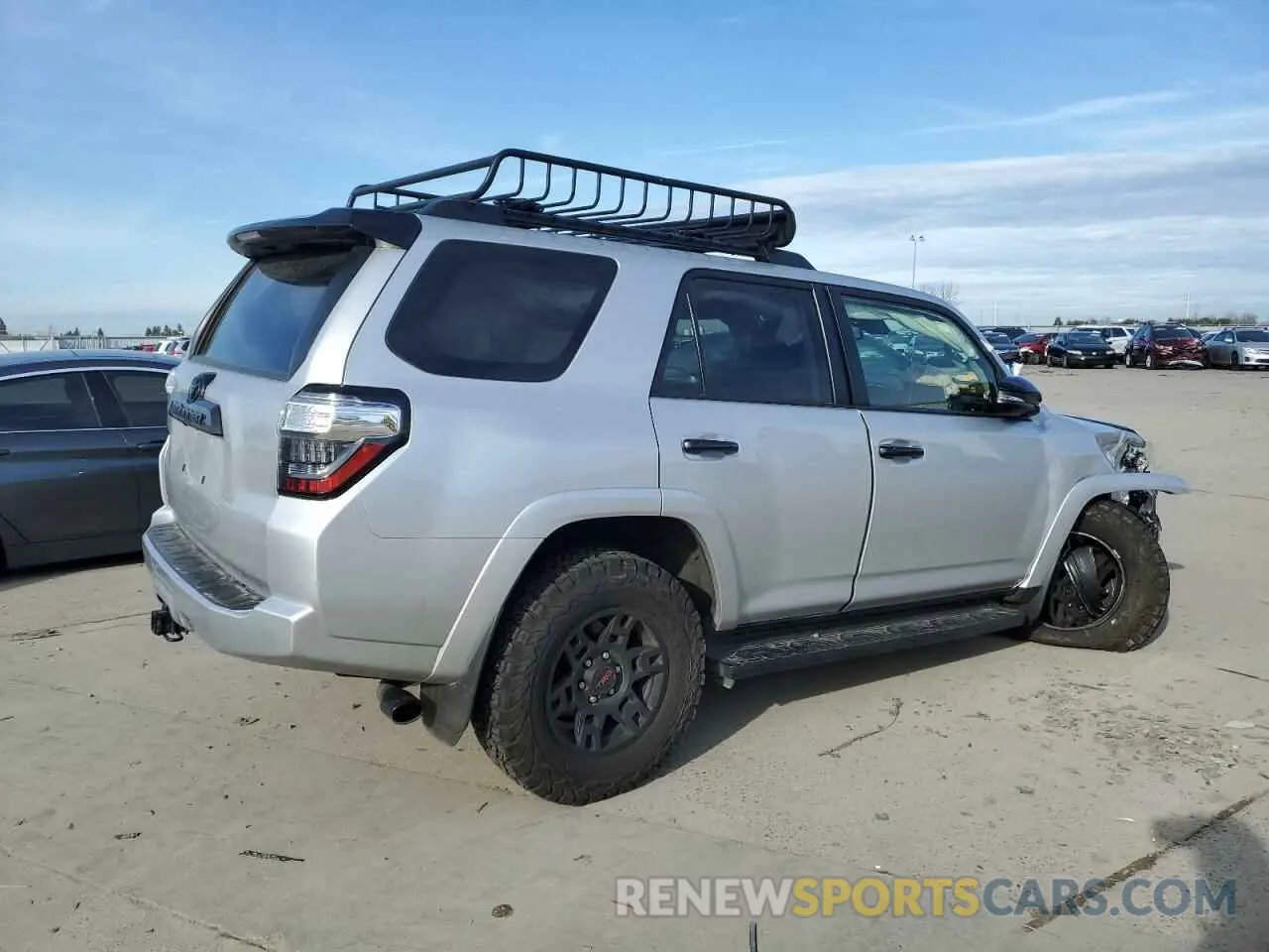 3 fotografías del automóvil dañado JTEHU5JR9M5880489 TOYOTA 4RUNNER 2021