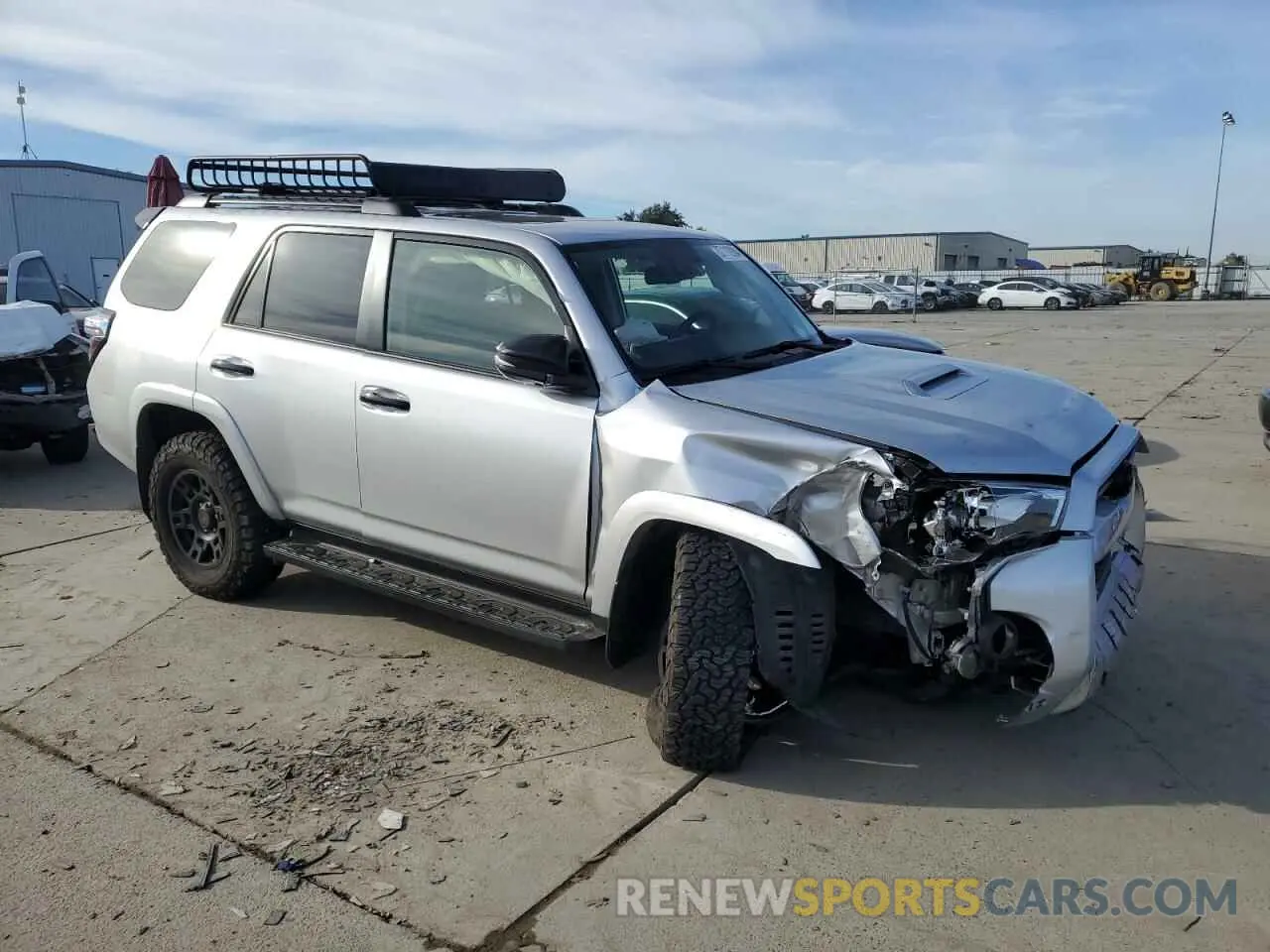 4 fotografías del automóvil dañado JTEHU5JR9M5880489 TOYOTA 4RUNNER 2021