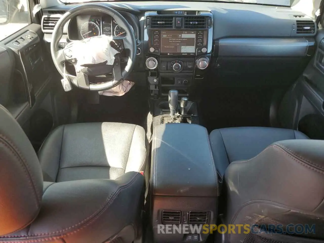 8 fotografías del automóvil dañado JTEHU5JRXM5903651 TOYOTA 4RUNNER 2021