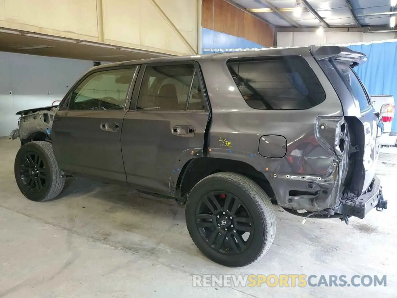 2 fotografías del automóvil dañado JTEJU5JR0M5952097 TOYOTA 4RUNNER 2021