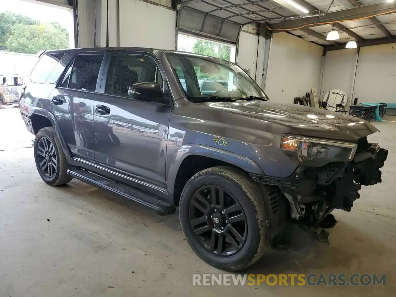 4 fotografías del automóvil dañado JTEJU5JR0M5952097 TOYOTA 4RUNNER 2021