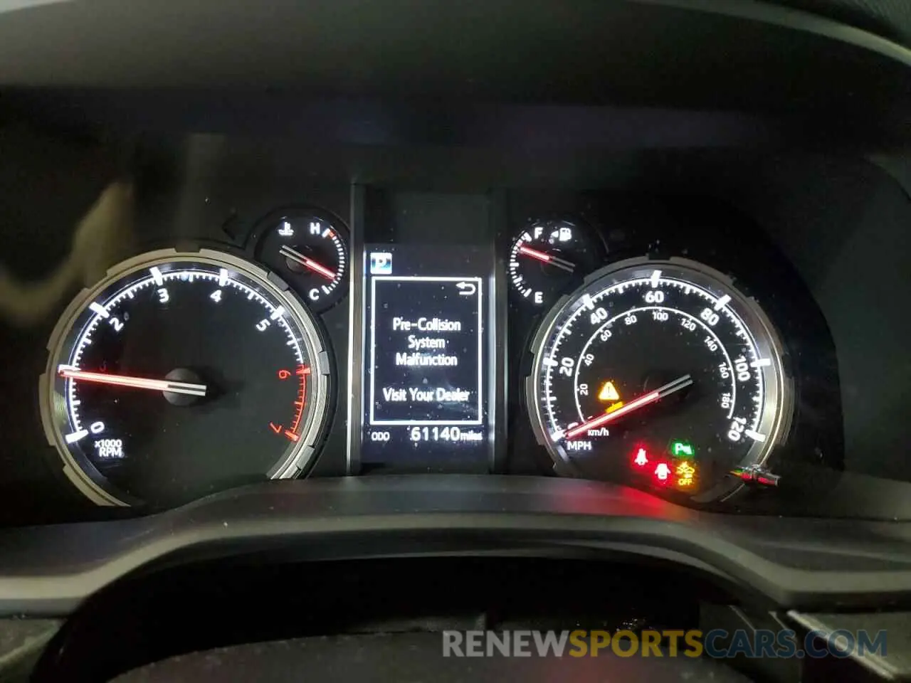 9 fotografías del automóvil dañado JTEJU5JR0M5952097 TOYOTA 4RUNNER 2021