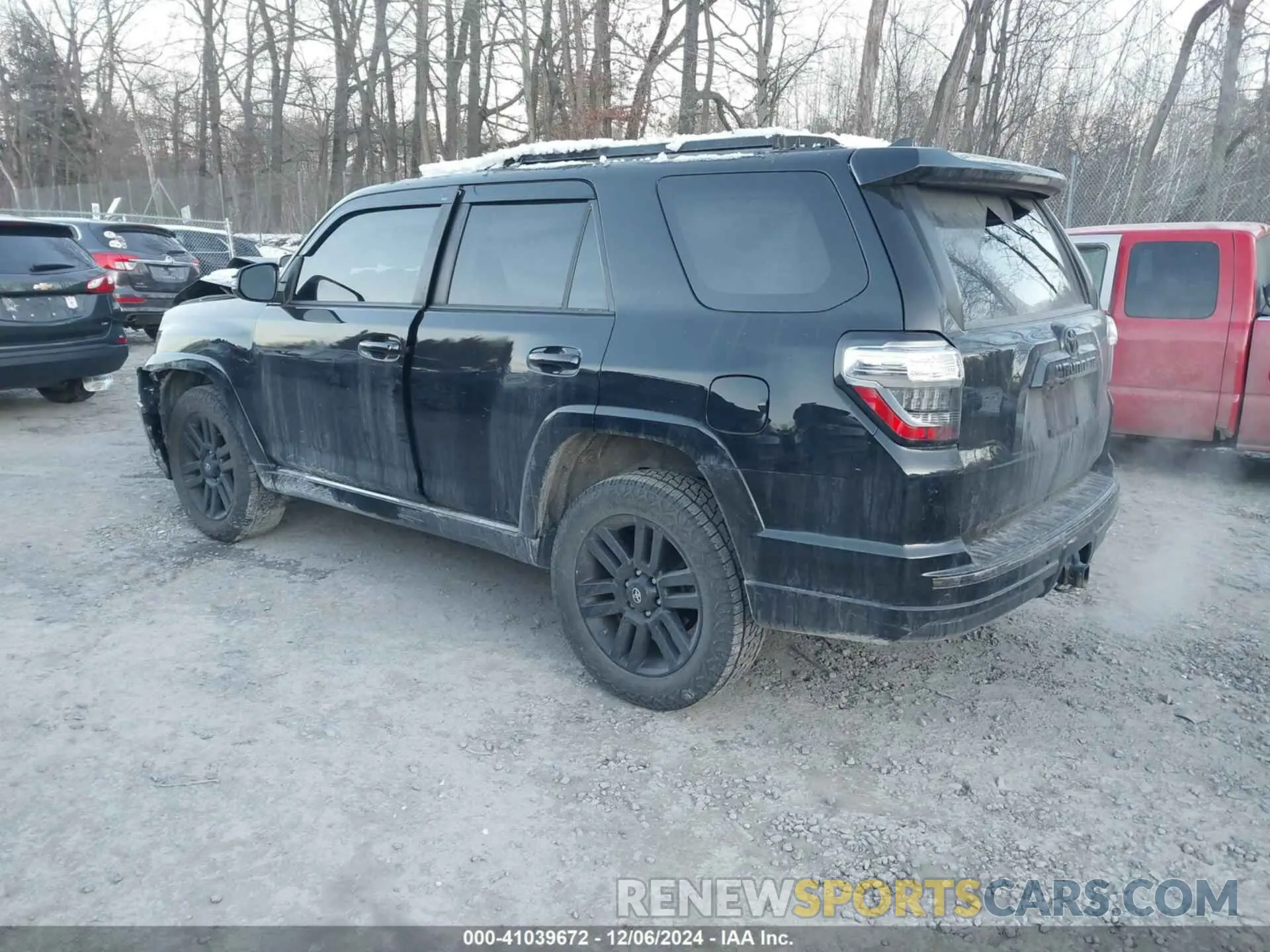 3 fotografías del automóvil dañado JTEJU5JR2M5913771 TOYOTA 4RUNNER 2021