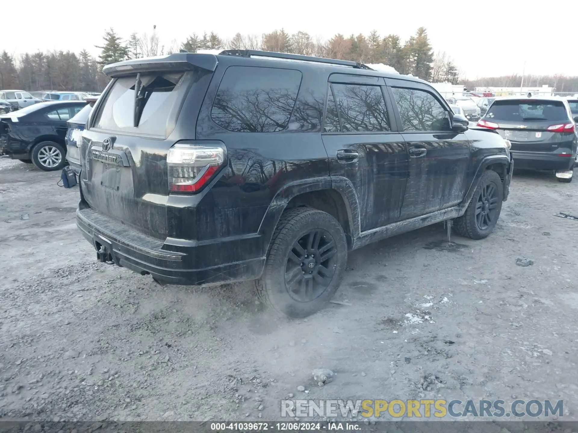 4 fotografías del automóvil dañado JTEJU5JR2M5913771 TOYOTA 4RUNNER 2021