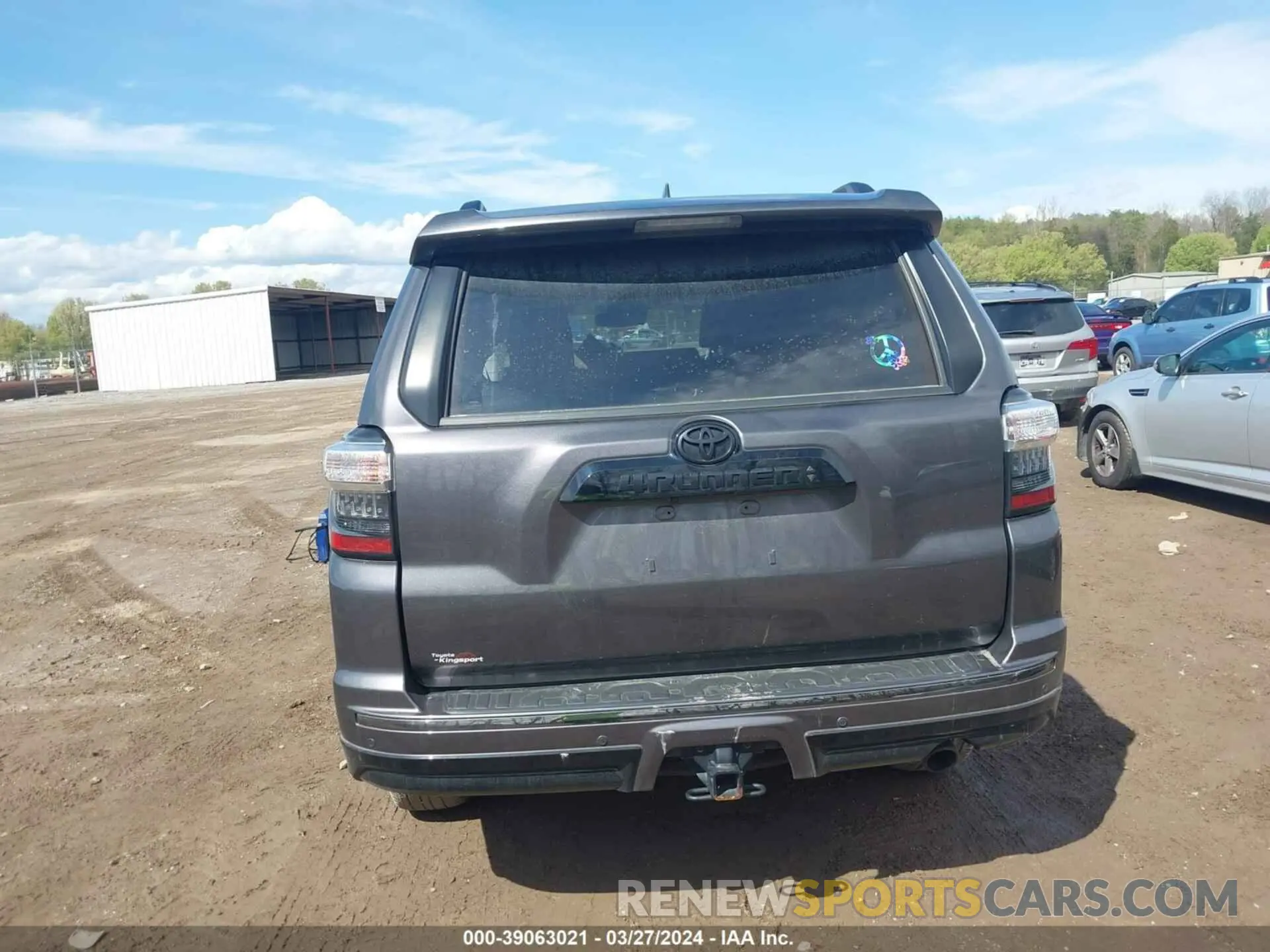 16 fotografías del automóvil dañado JTEJU5JR2M5949640 TOYOTA 4RUNNER 2021