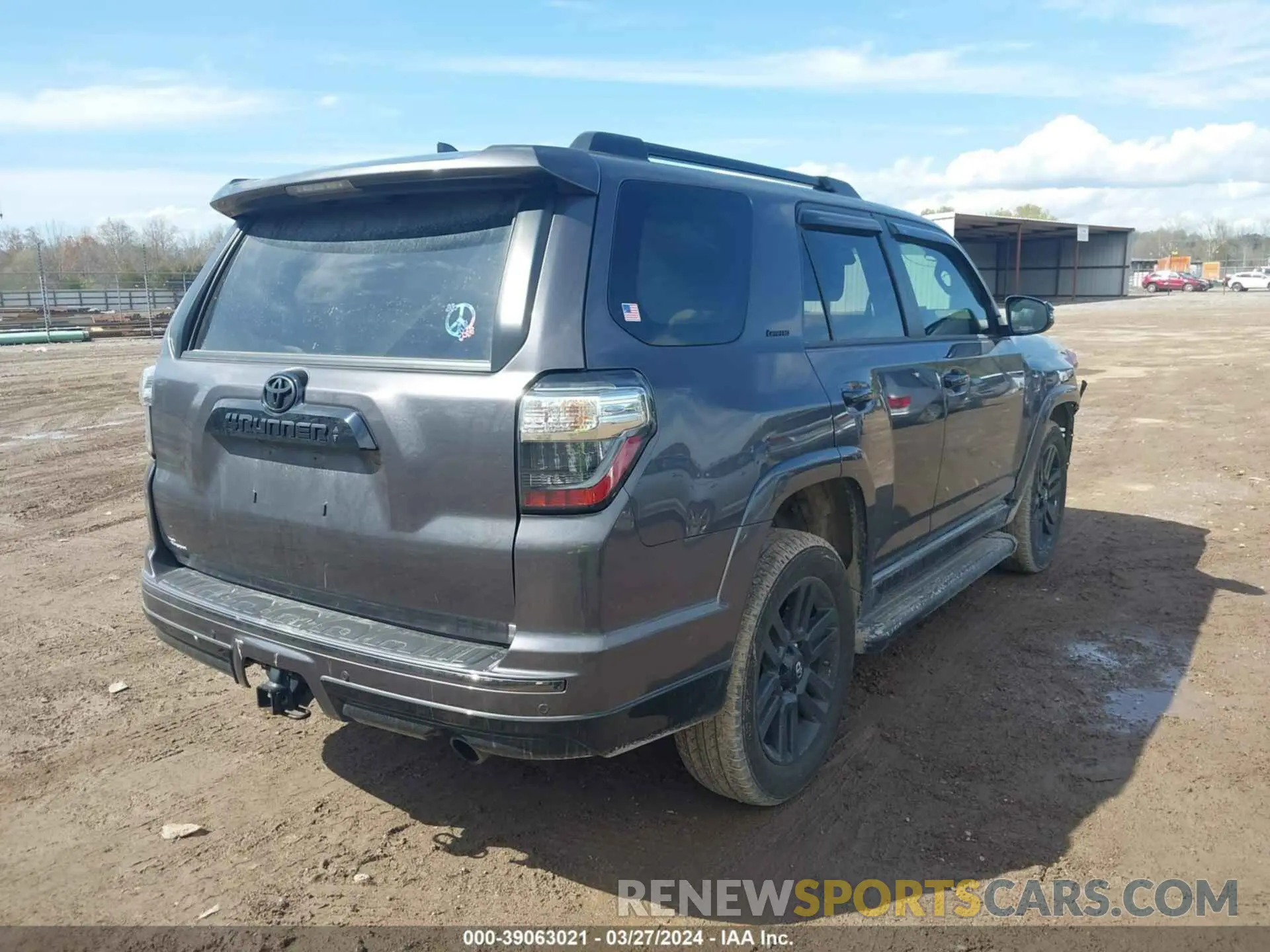 4 fotografías del automóvil dañado JTEJU5JR2M5949640 TOYOTA 4RUNNER 2021