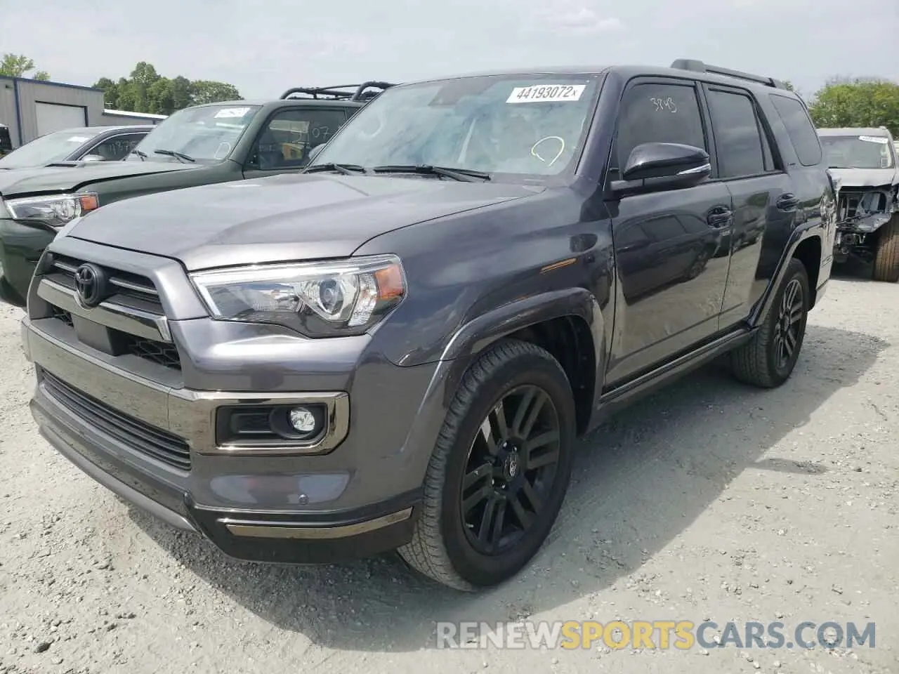 2 fotografías del automóvil dañado JTEJU5JR6M5883223 TOYOTA 4RUNNER 2021