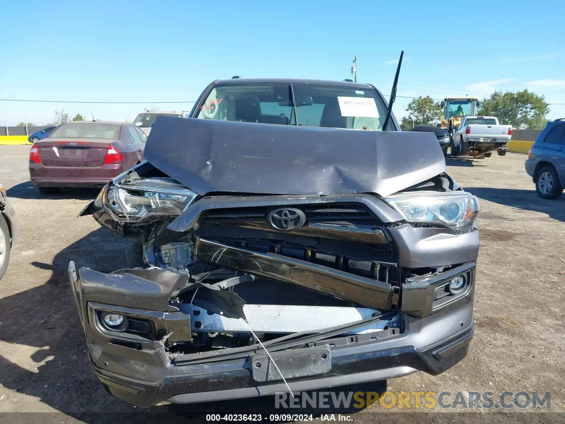 12 fotografías del automóvil dañado JTEJU5JR7M5887751 TOYOTA 4RUNNER 2021