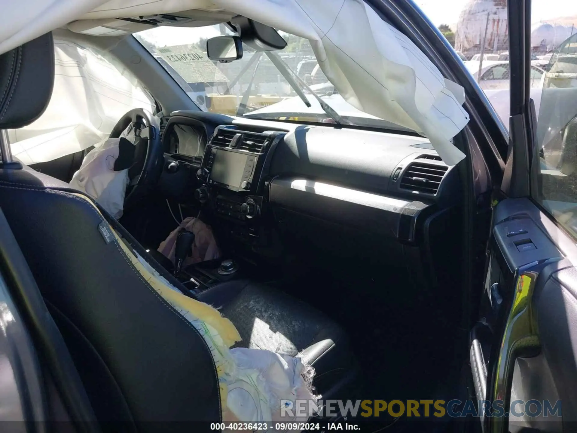 5 fotografías del automóvil dañado JTEJU5JR7M5887751 TOYOTA 4RUNNER 2021