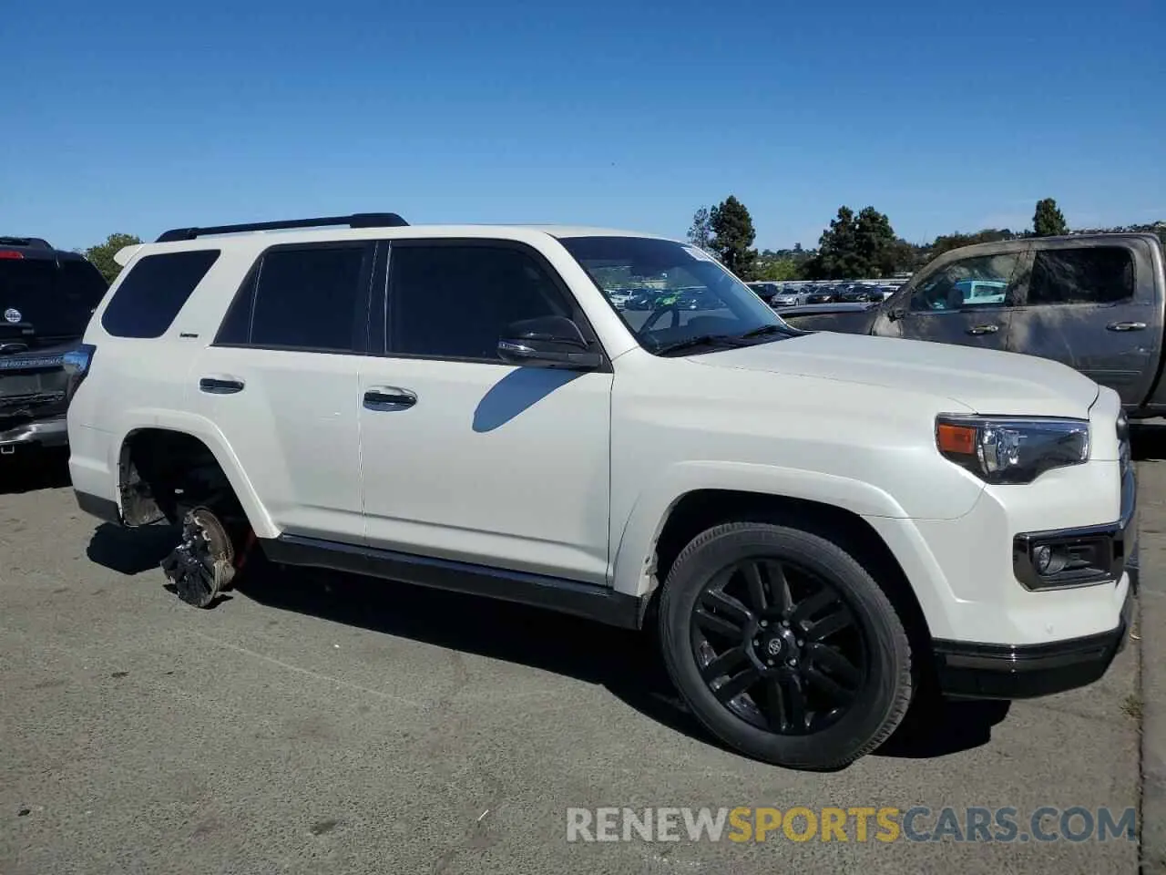 4 fotografías del automóvil dañado JTEJU5JR8M5965583 TOYOTA 4RUNNER 2021