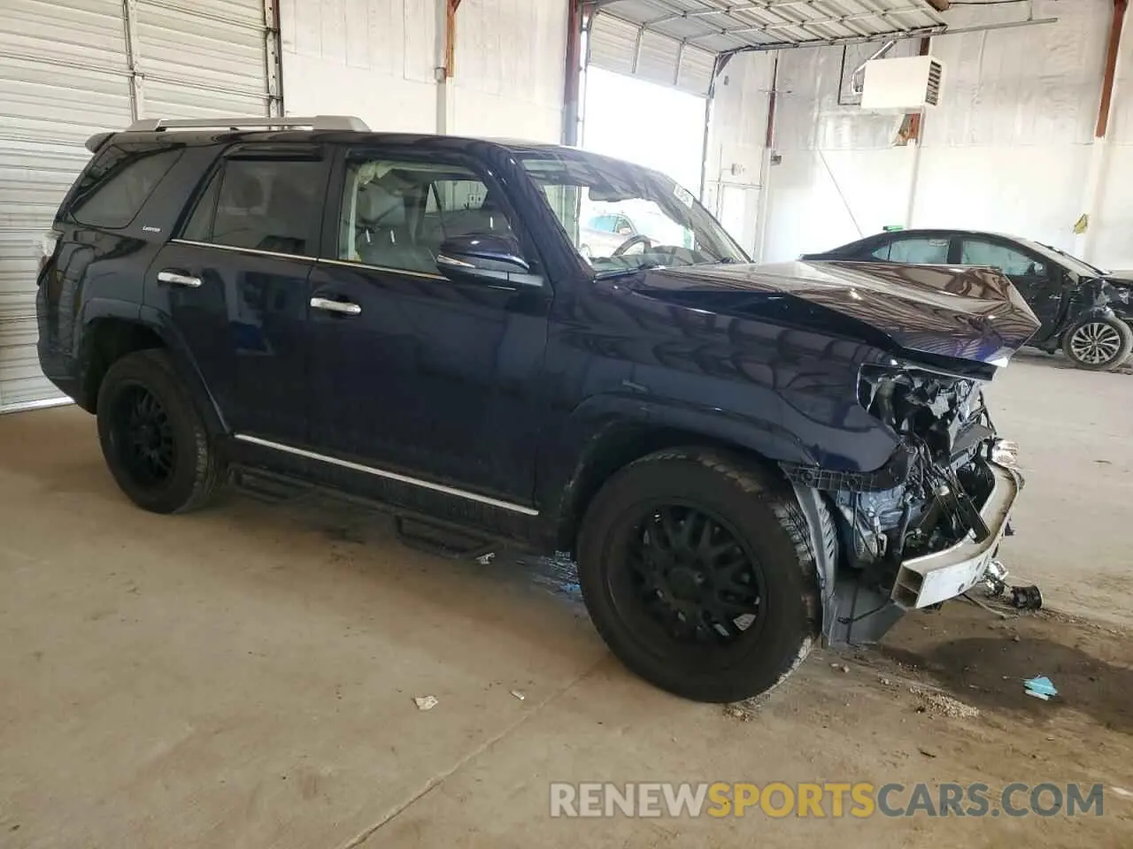 4 fotografías del automóvil dañado JTEKU5JR0M5896733 TOYOTA 4RUNNER 2021