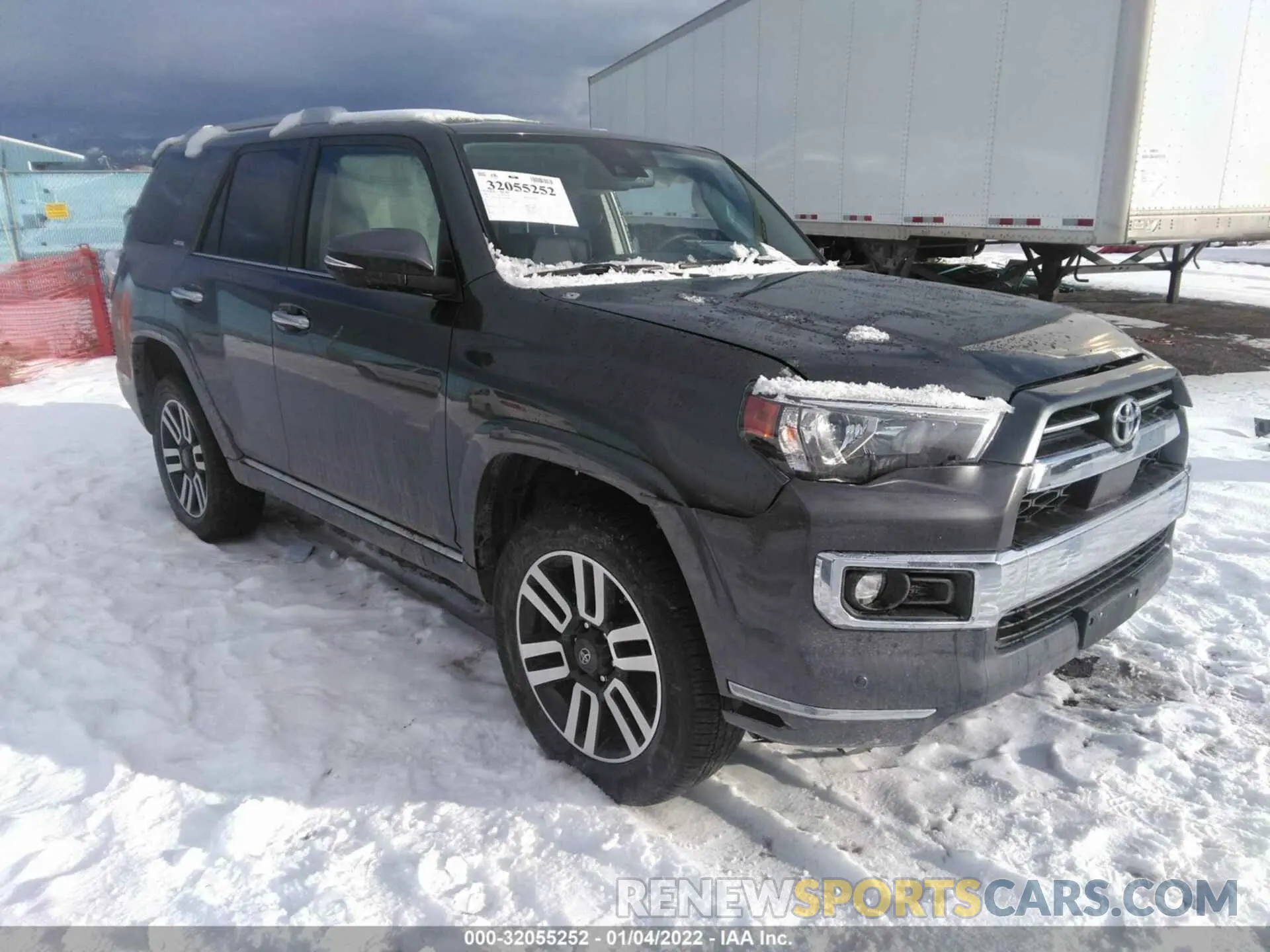 1 fotografías del automóvil dañado JTEKU5JR1M5851266 TOYOTA 4RUNNER 2021