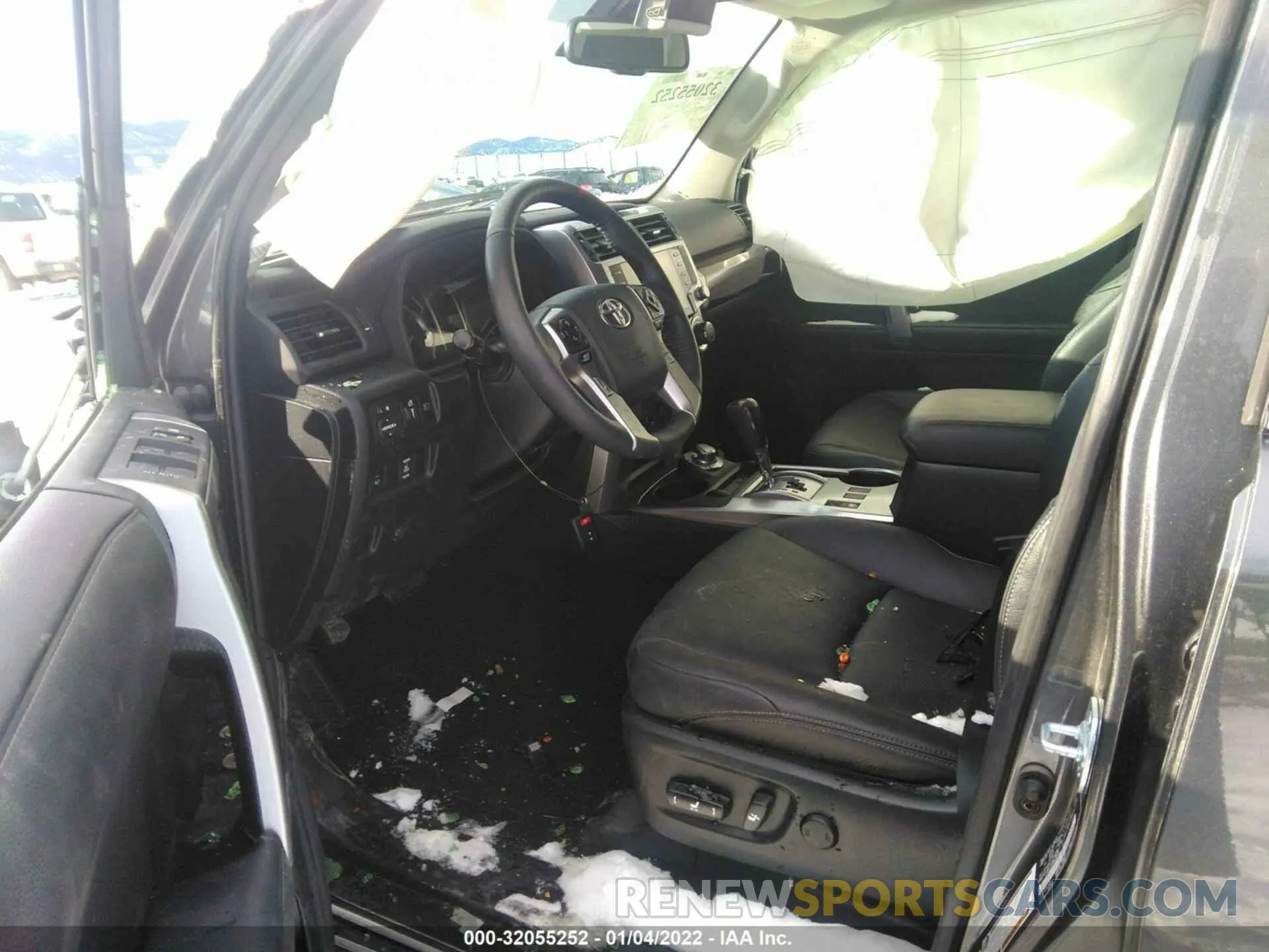 5 fotografías del automóvil dañado JTEKU5JR1M5851266 TOYOTA 4RUNNER 2021
