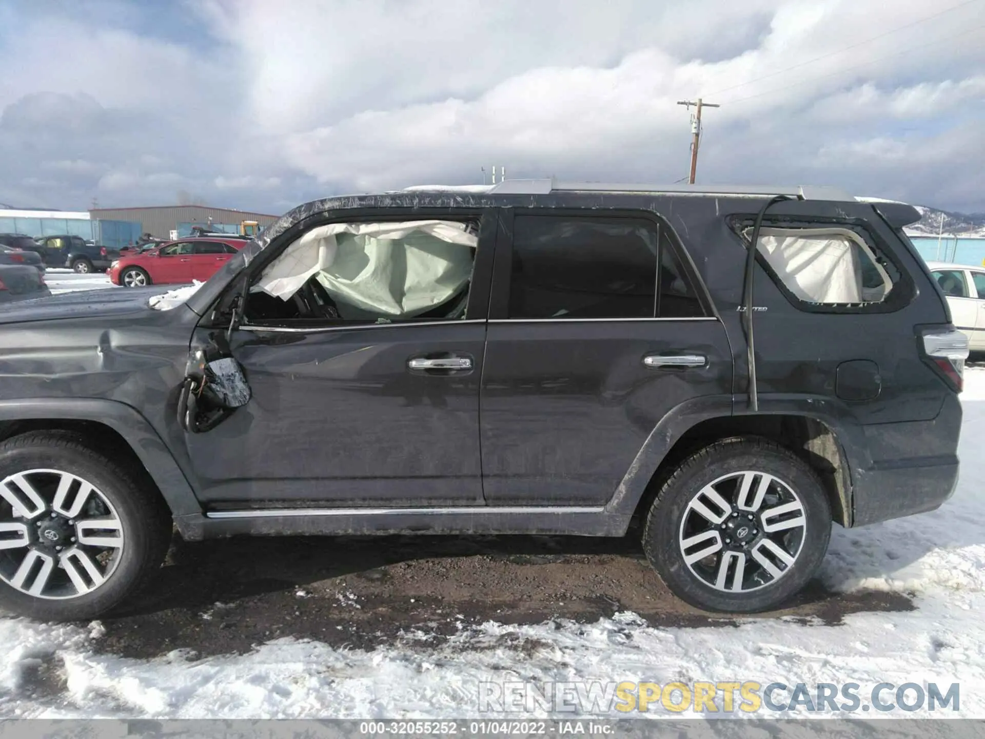 6 fotografías del automóvil dañado JTEKU5JR1M5851266 TOYOTA 4RUNNER 2021