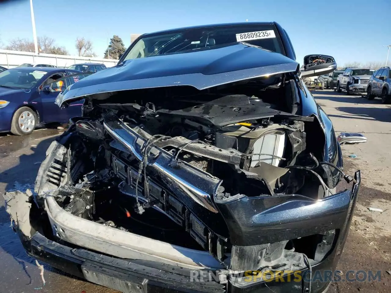 5 fotografías del automóvil dañado JTEKU5JR1M5879911 TOYOTA 4RUNNER 2021