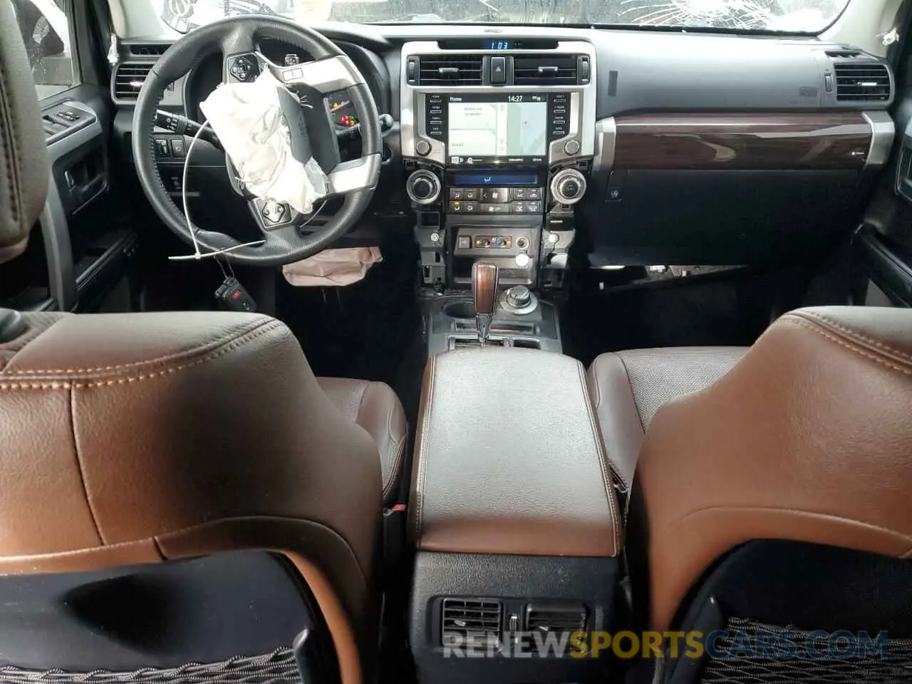 8 fotografías del automóvil dañado JTEKU5JR1M5879911 TOYOTA 4RUNNER 2021