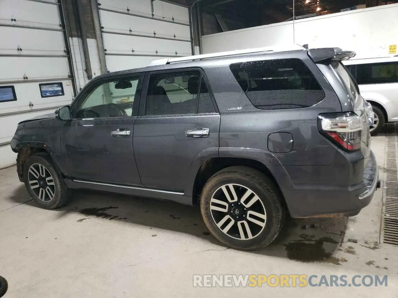 2 fotografías del automóvil dañado JTEKU5JR2M5841734 TOYOTA 4RUNNER 2021