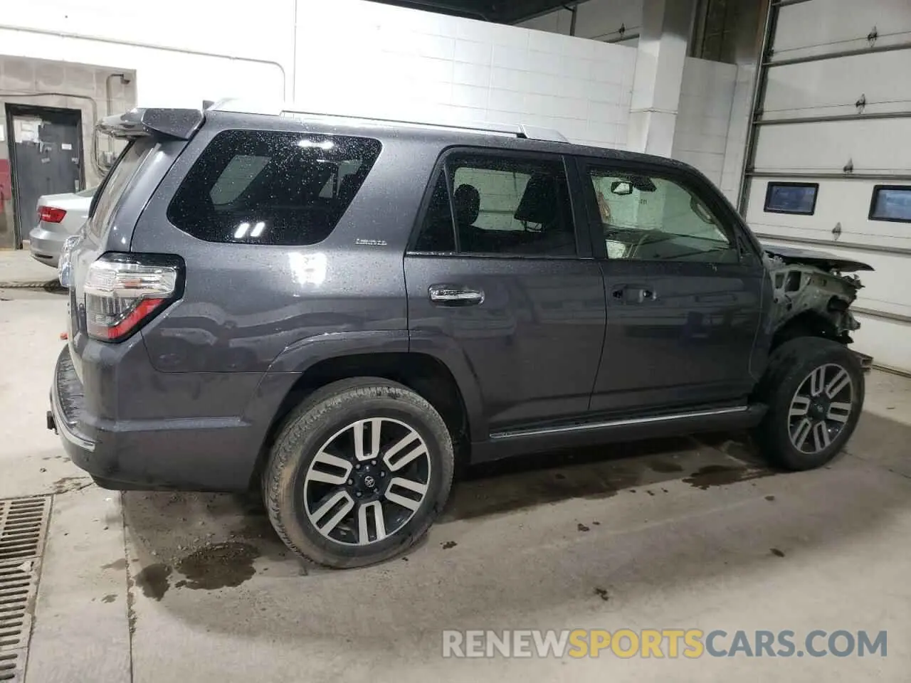 3 fotografías del automóvil dañado JTEKU5JR2M5841734 TOYOTA 4RUNNER 2021