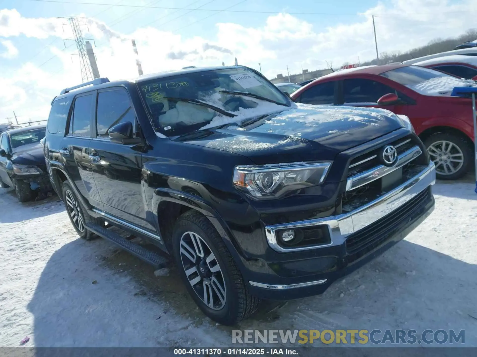 1 fotografías del automóvil dañado JTEKU5JR2M5862180 TOYOTA 4RUNNER 2021