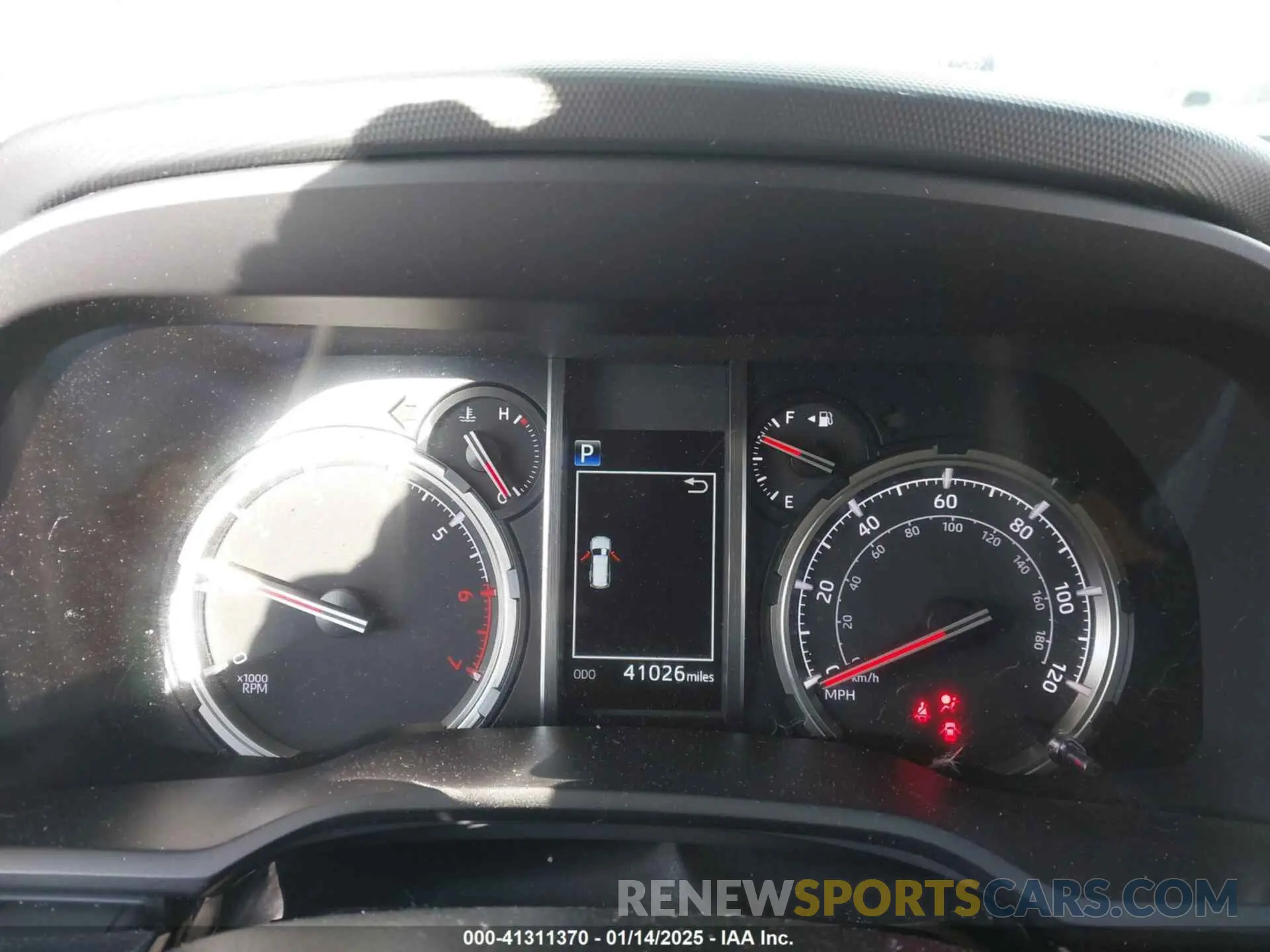 7 fotografías del automóvil dañado JTEKU5JR2M5862180 TOYOTA 4RUNNER 2021