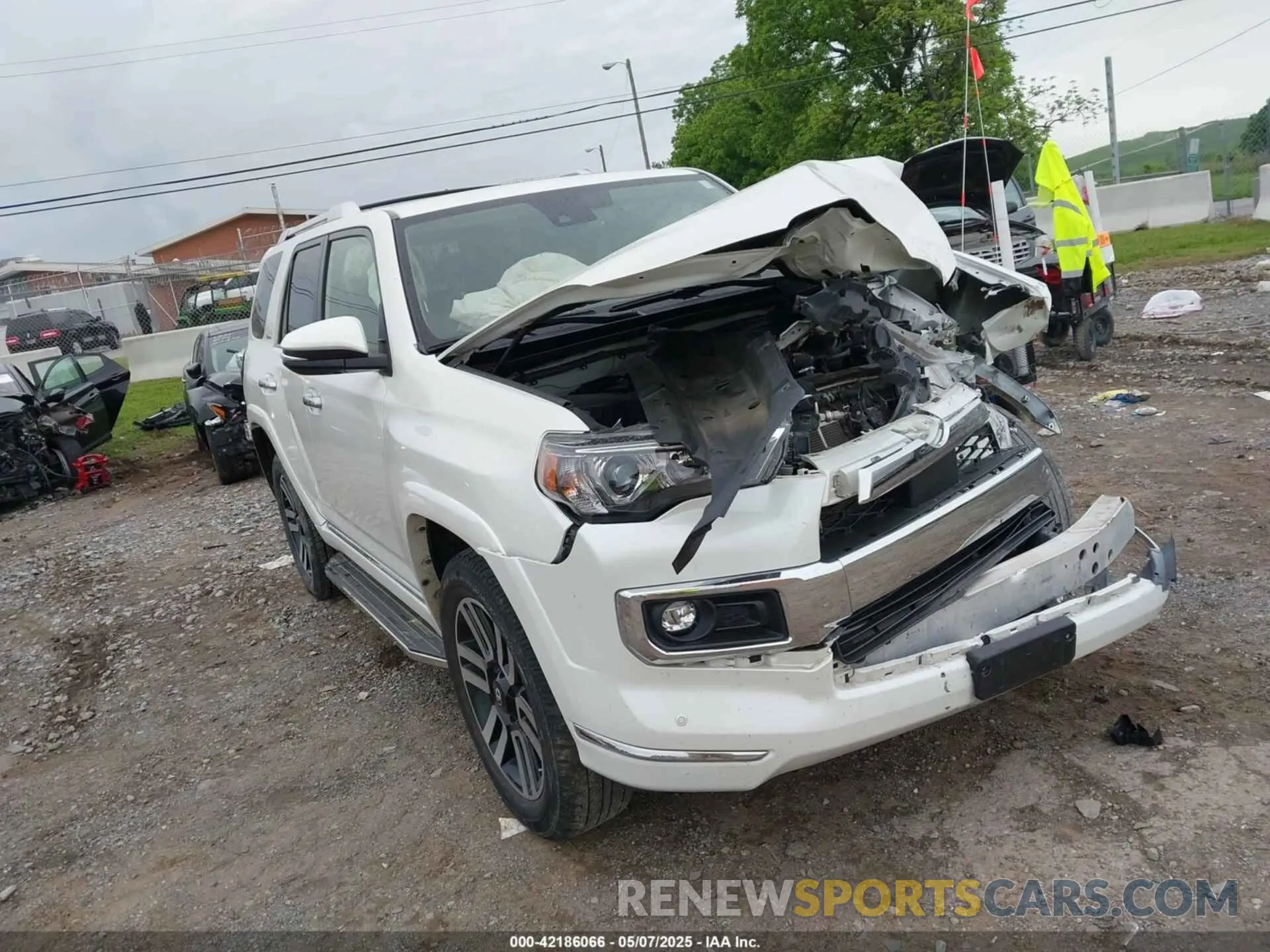 1 fotografías del automóvil dañado JTEKU5JR3M5885466 TOYOTA 4RUNNER 2021