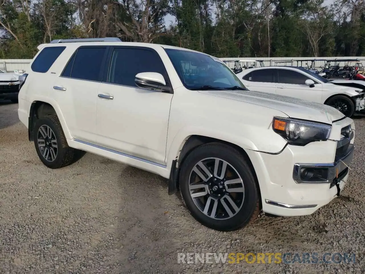 4 fotografías del automóvil dañado JTEKU5JR3M5897178 TOYOTA 4RUNNER 2021