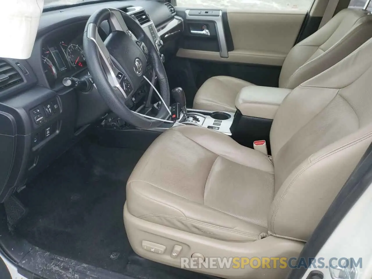 7 fotografías del automóvil dañado JTEKU5JR4M5844702 TOYOTA 4RUNNER 2021