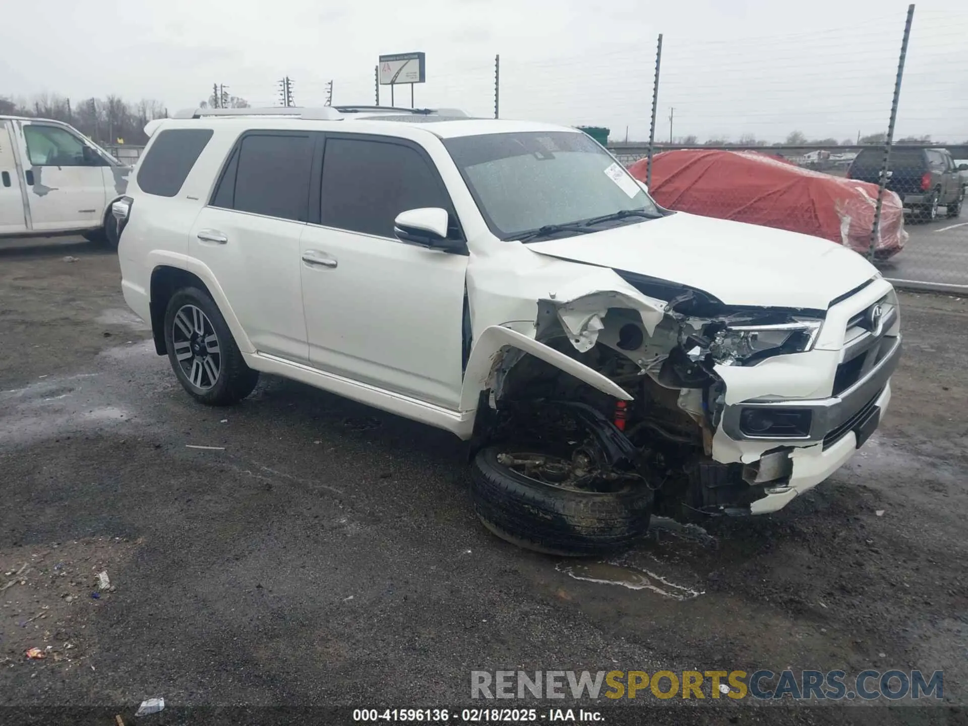 1 fotografías del automóvil dañado JTEKU5JR4M5892698 TOYOTA 4RUNNER 2021