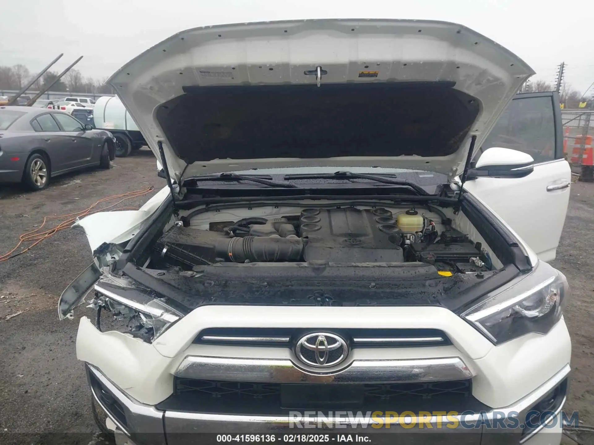 10 fotografías del automóvil dañado JTEKU5JR4M5892698 TOYOTA 4RUNNER 2021