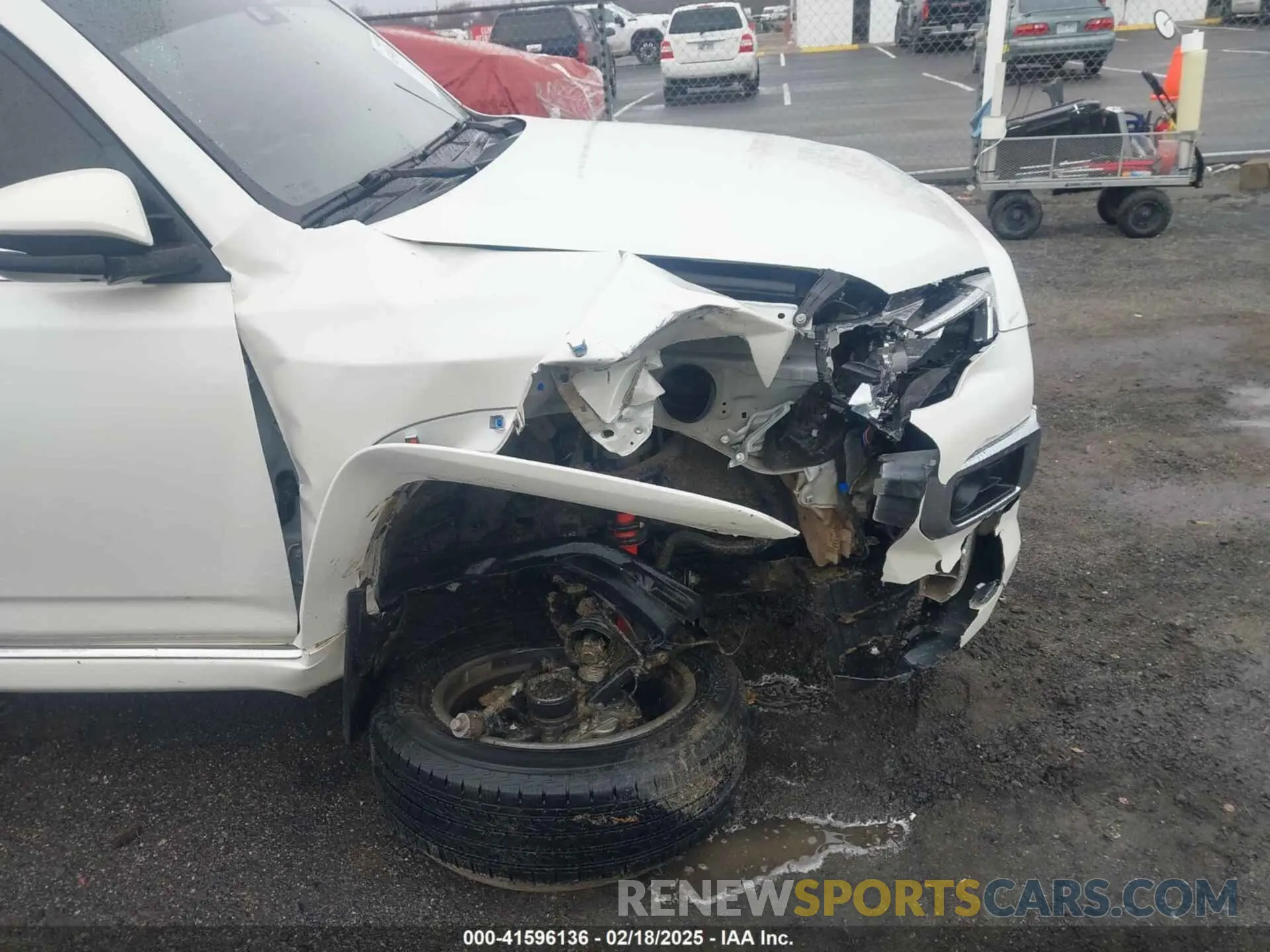 17 fotografías del automóvil dañado JTEKU5JR4M5892698 TOYOTA 4RUNNER 2021