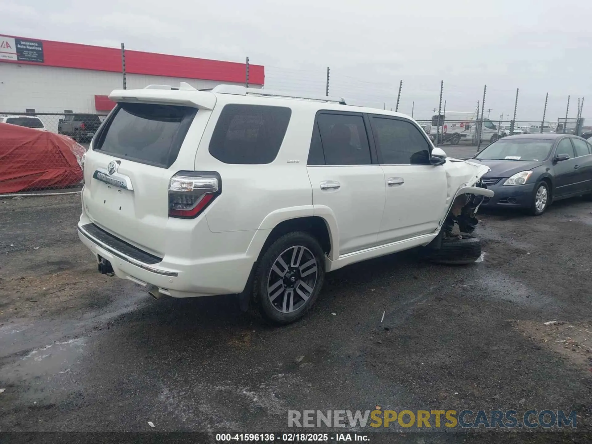 4 fotografías del automóvil dañado JTEKU5JR4M5892698 TOYOTA 4RUNNER 2021