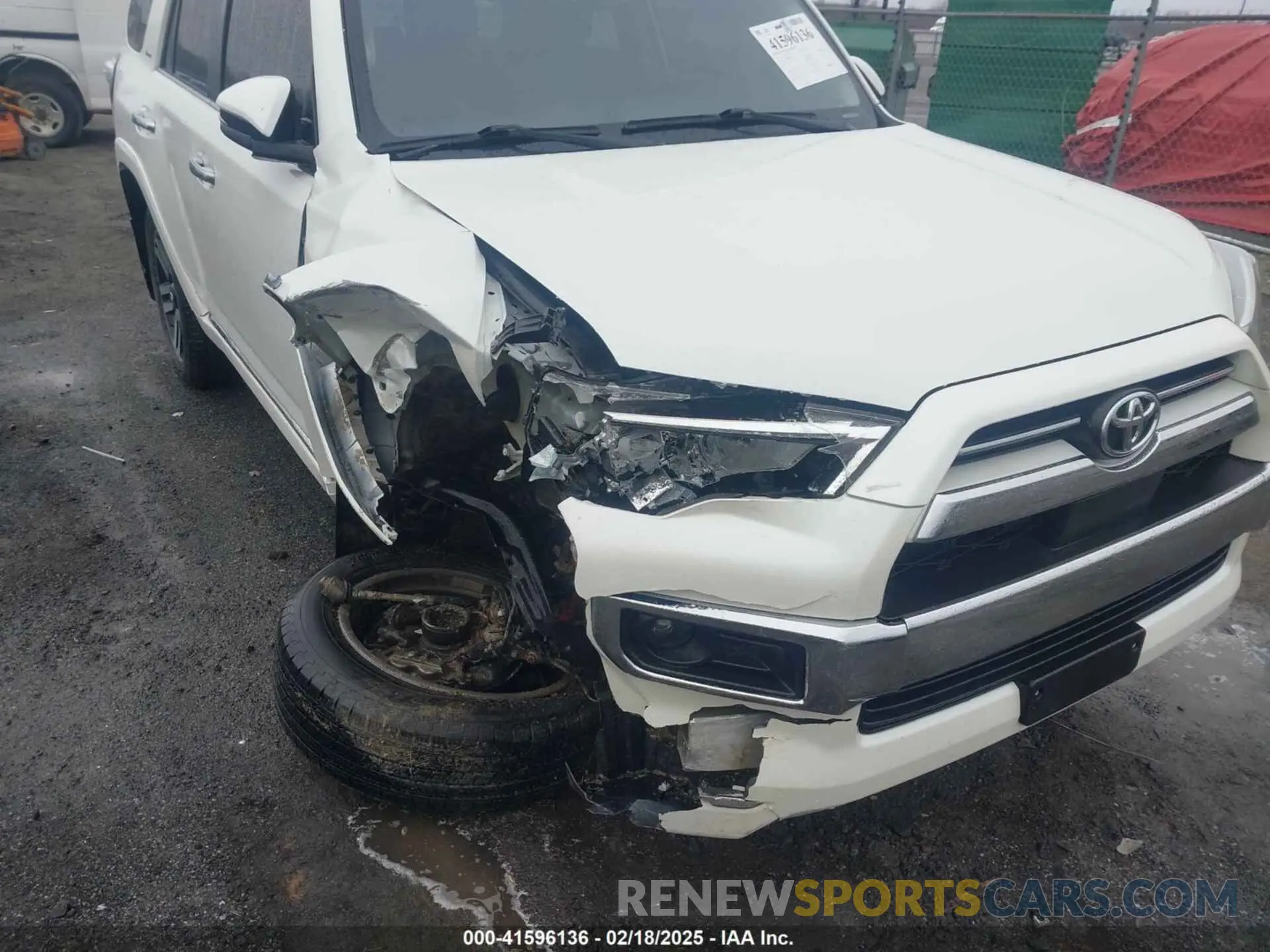 6 fotografías del automóvil dañado JTEKU5JR4M5892698 TOYOTA 4RUNNER 2021