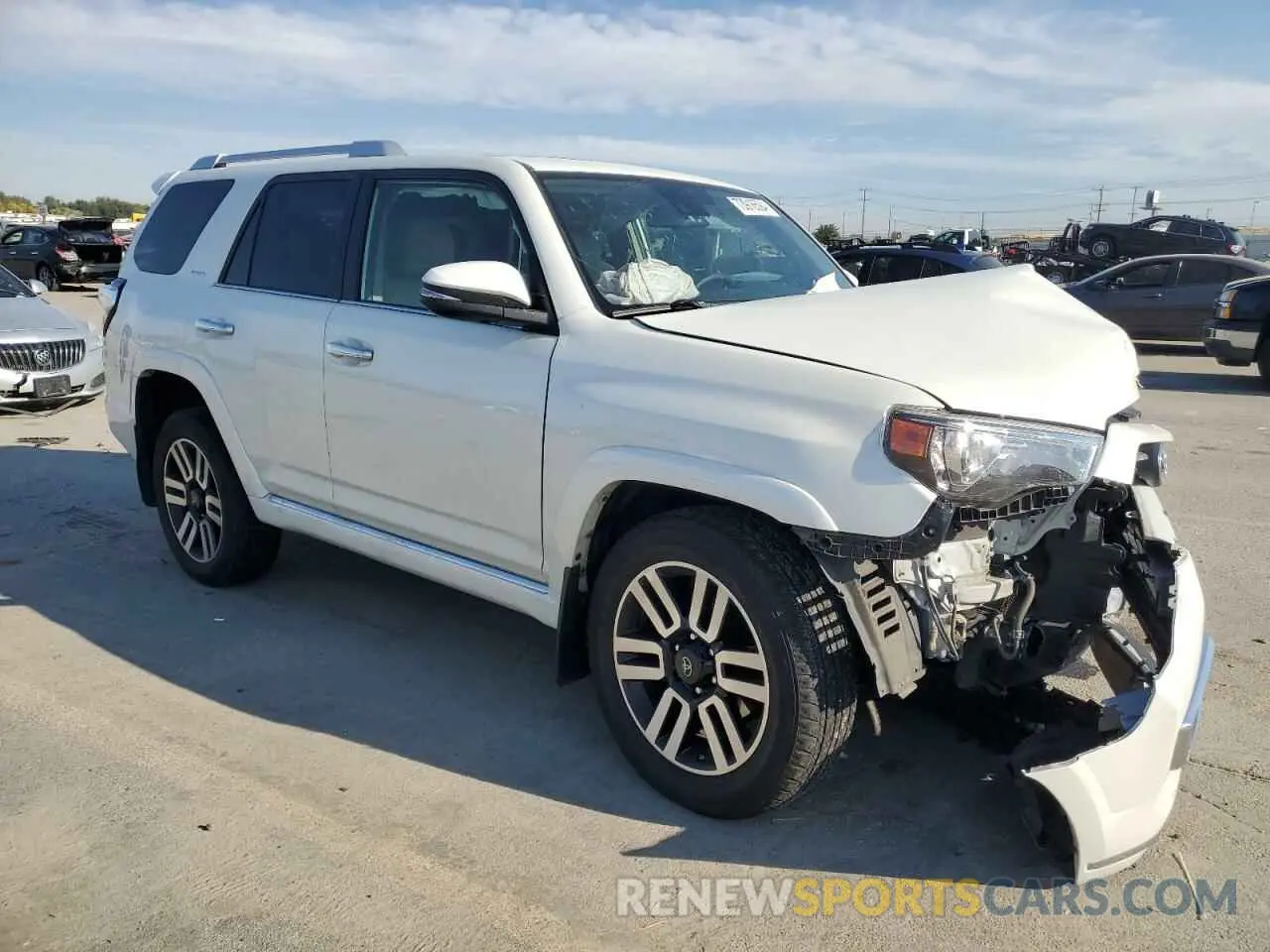 4 fotografías del automóvil dañado JTEKU5JR5M5924770 TOYOTA 4RUNNER 2021