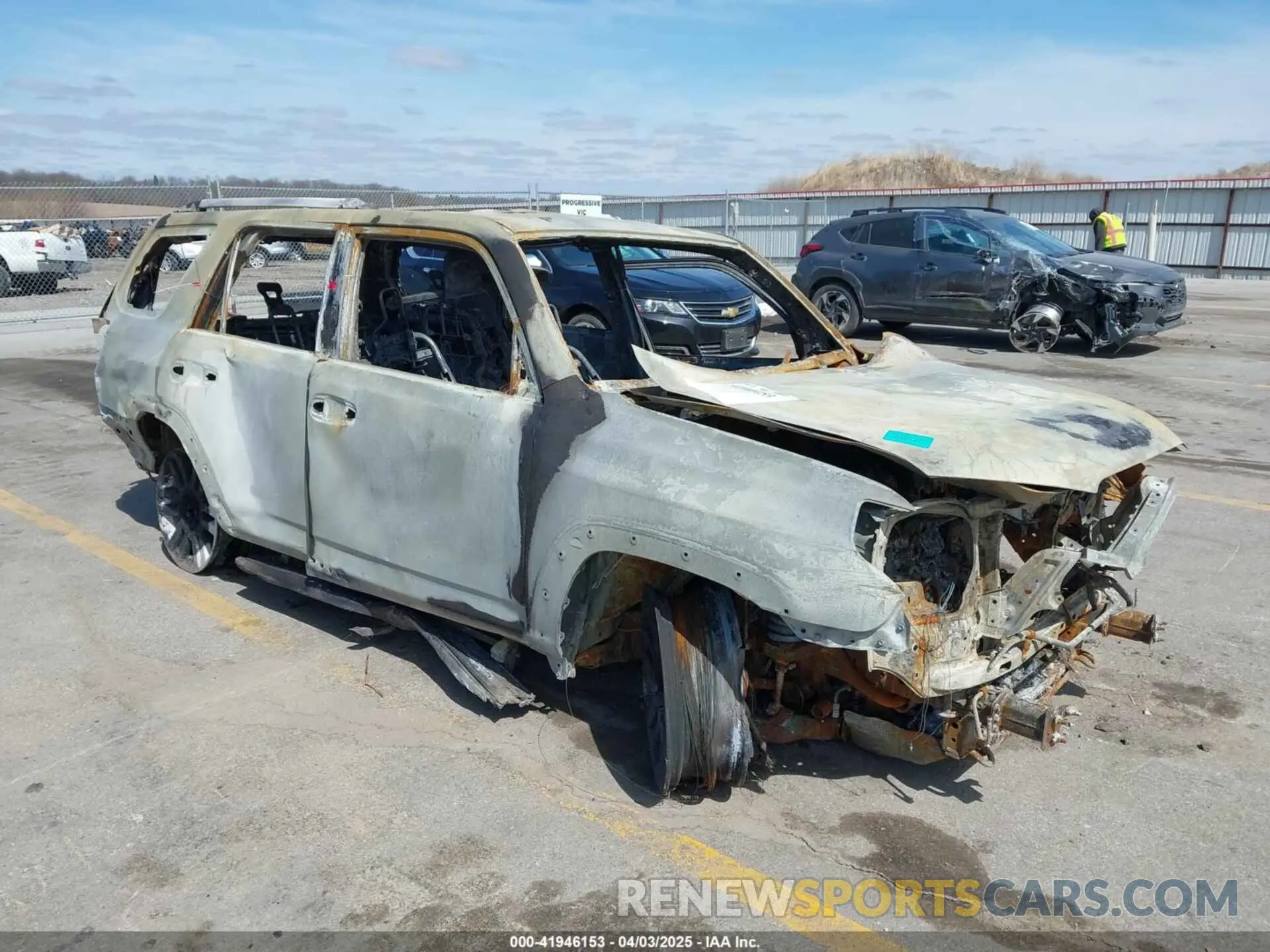 1 fotografías del automóvil dañado JTEKU5JR5M5946672 TOYOTA 4RUNNER 2021