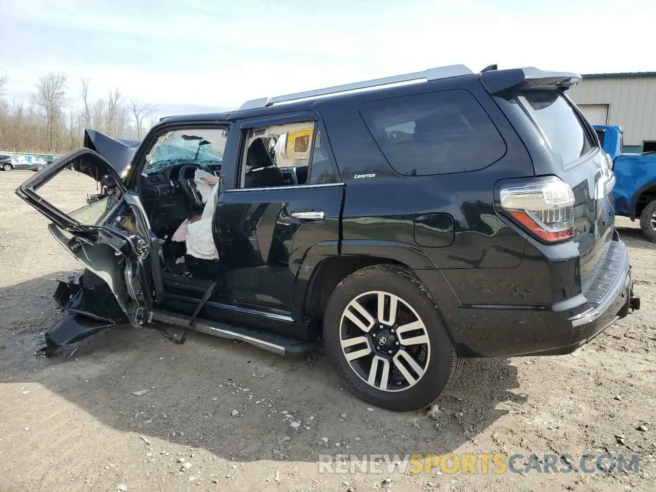 2 fotografías del automóvil dañado JTEKU5JR6M5859301 TOYOTA 4RUNNER 2021
