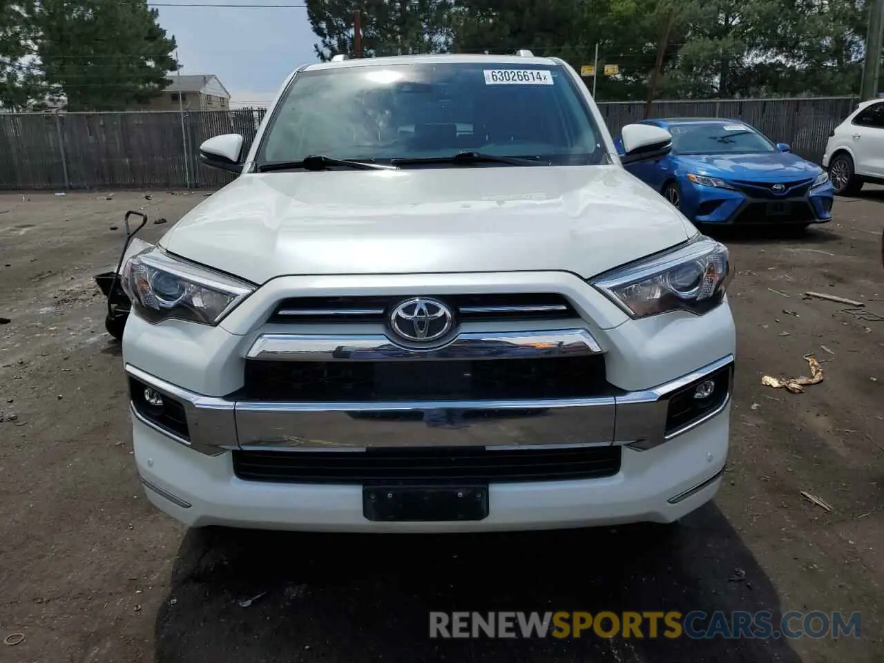 5 fotografías del automóvil dañado JTEKU5JR6M5879712 TOYOTA 4RUNNER 2021