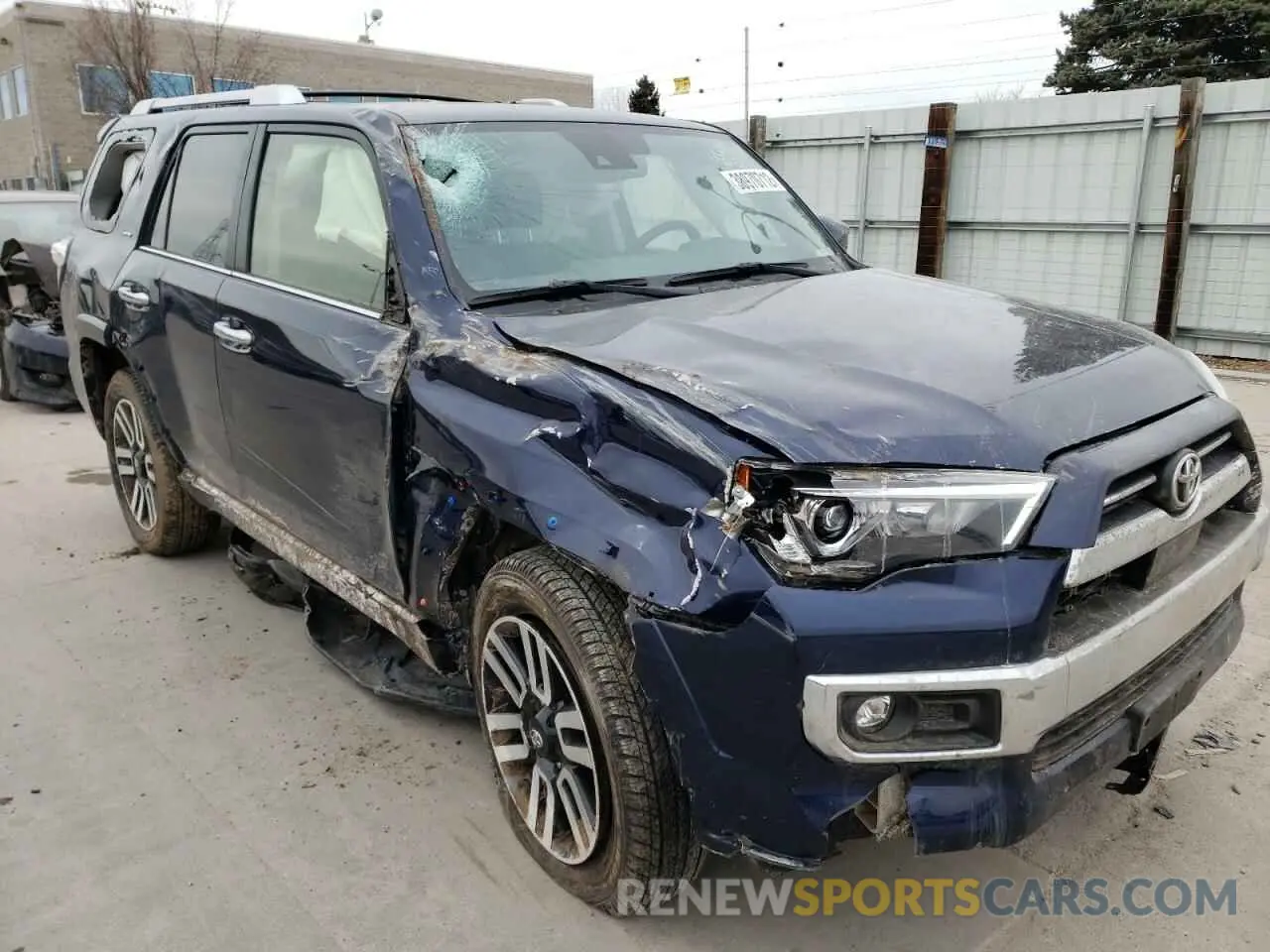9 fotografías del automóvil dañado JTEKU5JR6M5941626 TOYOTA 4RUNNER 2021