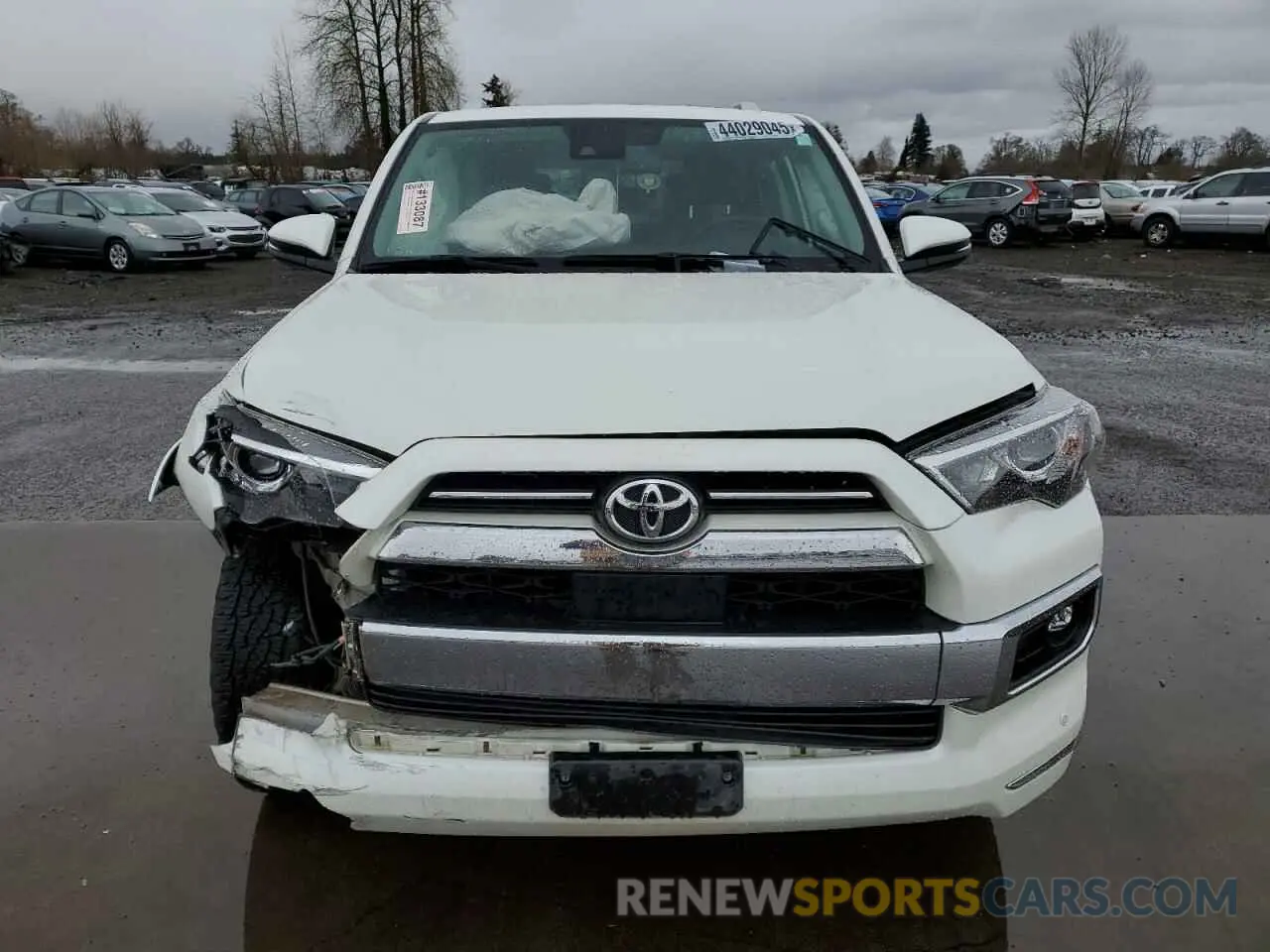 5 fotografías del automóvil dañado JTEKU5JR7M5848758 TOYOTA 4RUNNER 2021