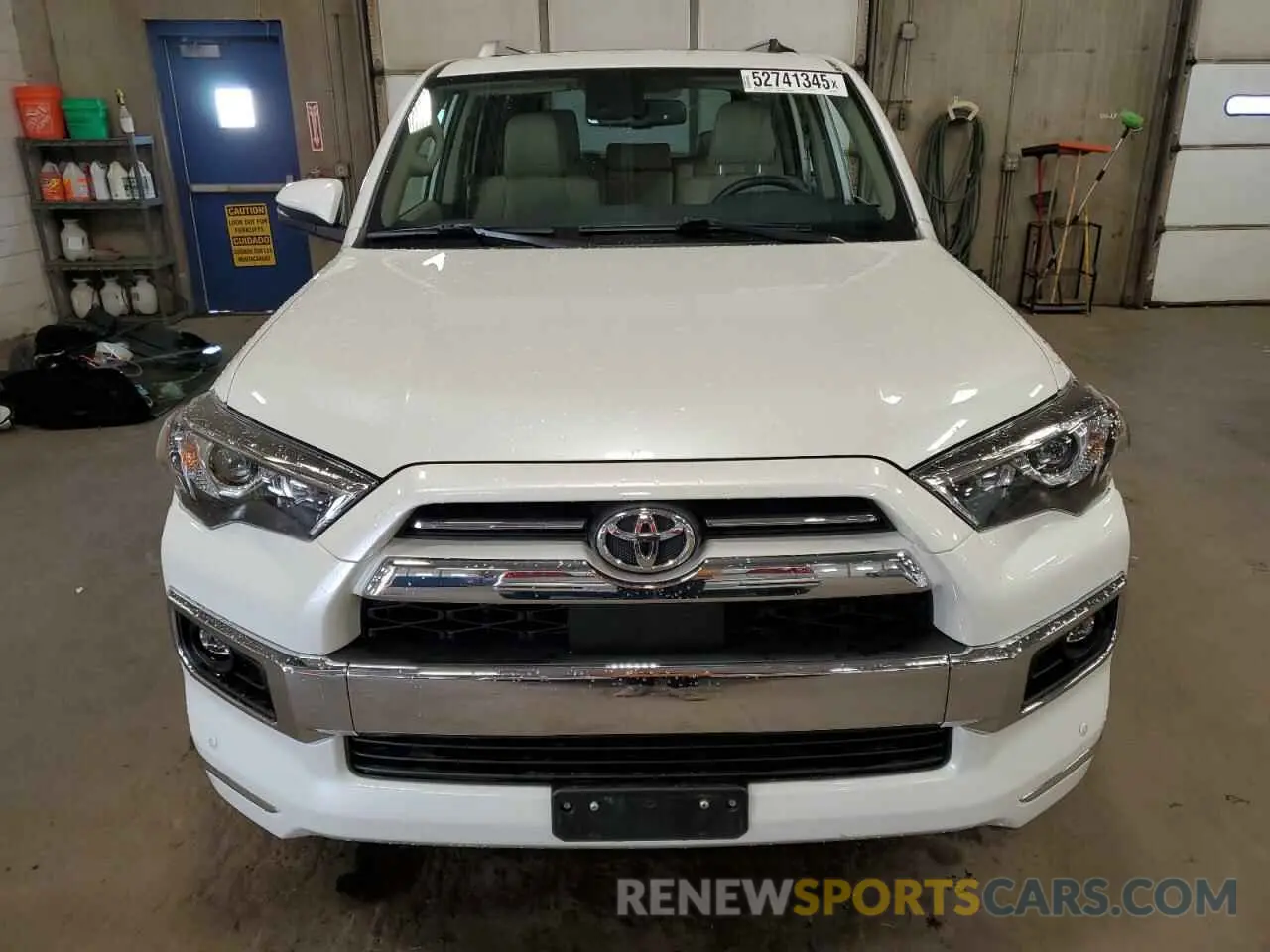 5 fotografías del automóvil dañado JTEKU5JR7M5860201 TOYOTA 4RUNNER 2021