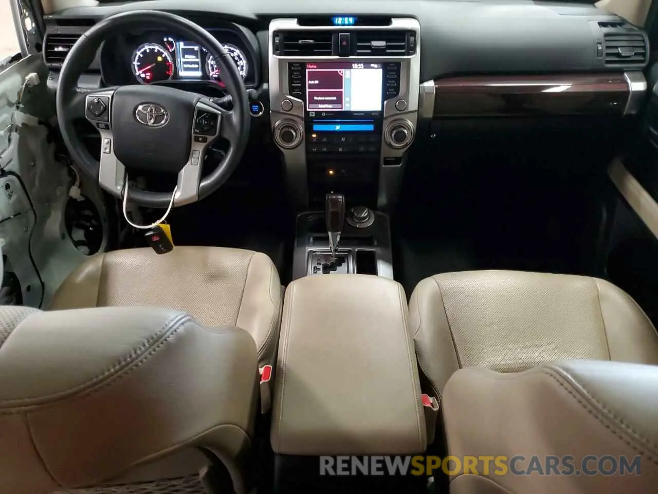 8 fotografías del automóvil dañado JTEKU5JR7M5860201 TOYOTA 4RUNNER 2021