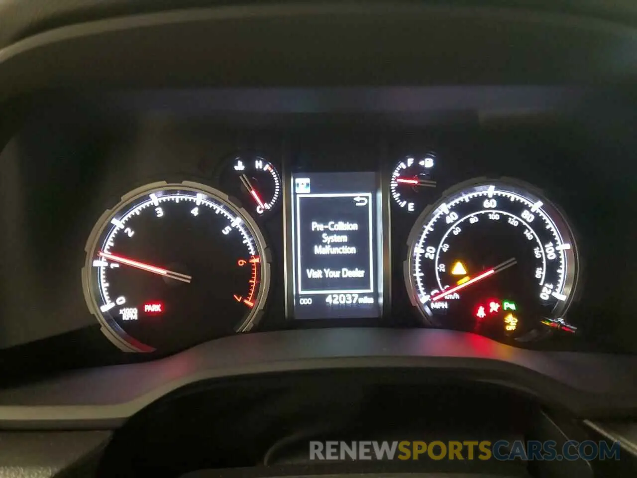 9 fotografías del automóvil dañado JTEKU5JR7M5860201 TOYOTA 4RUNNER 2021