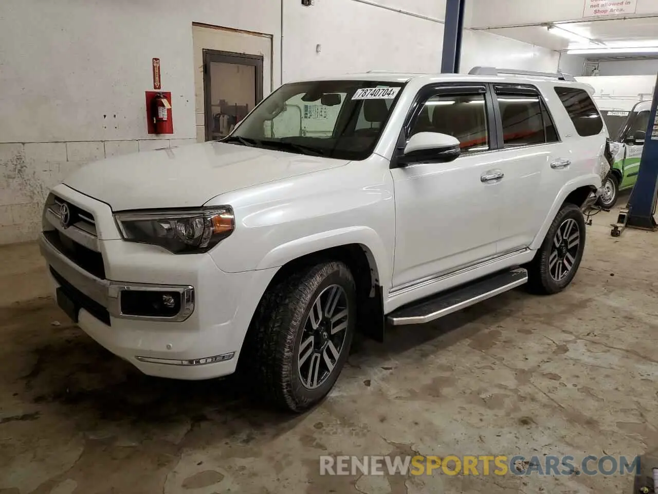 1 fotografías del automóvil dañado JTEKU5JR8M5888427 TOYOTA 4RUNNER 2021
