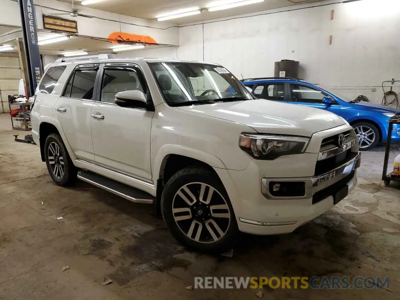 4 fotografías del automóvil dañado JTEKU5JR8M5888427 TOYOTA 4RUNNER 2021