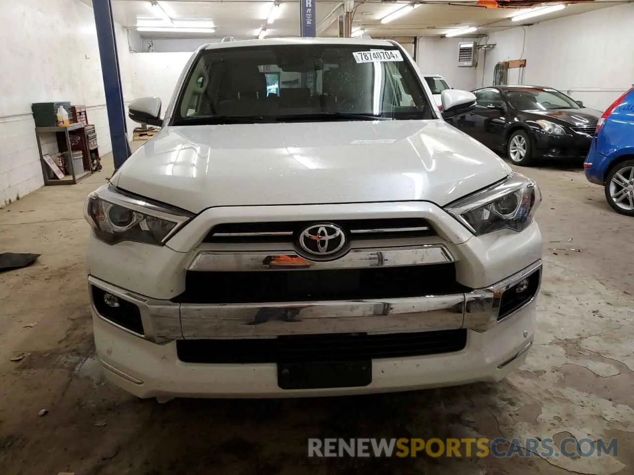 5 fotografías del automóvil dañado JTEKU5JR8M5888427 TOYOTA 4RUNNER 2021