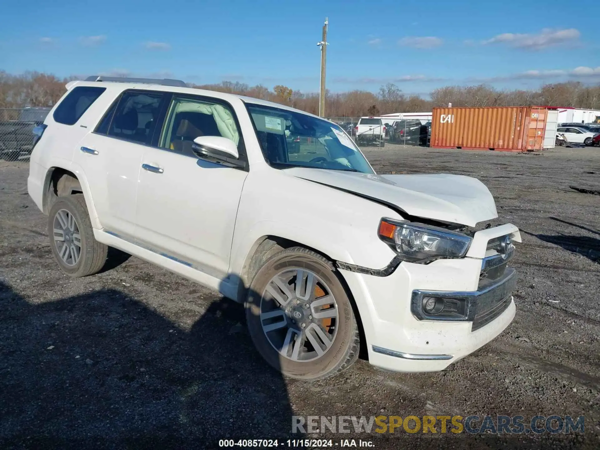 1 fotografías del automóvil dañado JTEKU5JR9M5881745 TOYOTA 4RUNNER 2021