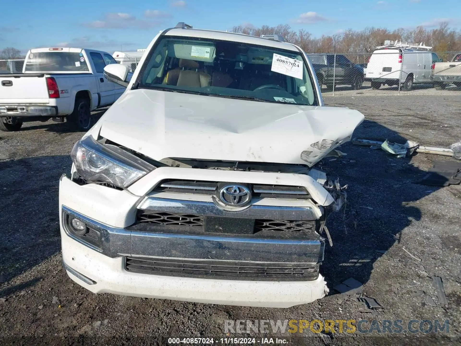 12 fotografías del automóvil dañado JTEKU5JR9M5881745 TOYOTA 4RUNNER 2021