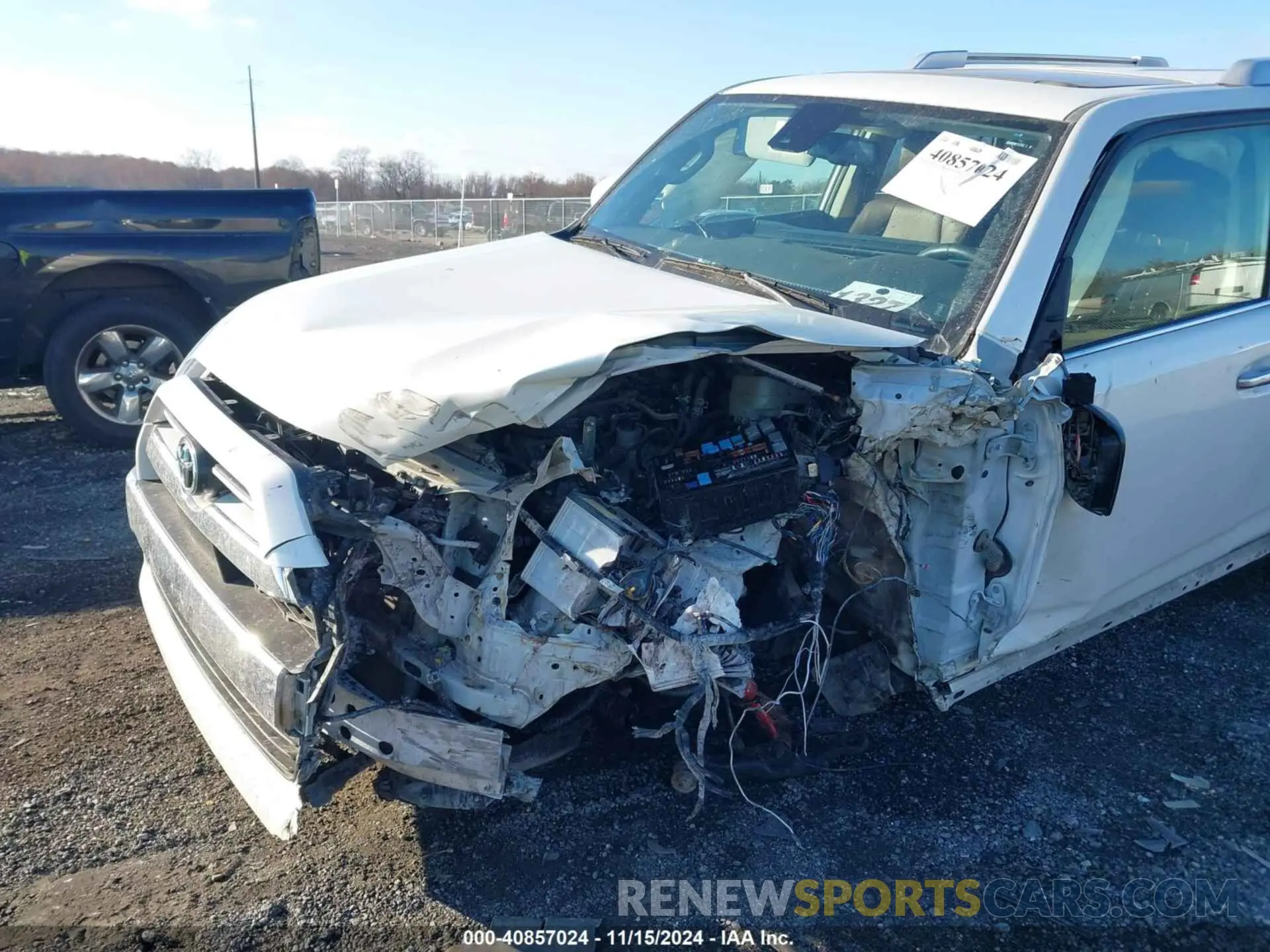 6 fotografías del automóvil dañado JTEKU5JR9M5881745 TOYOTA 4RUNNER 2021