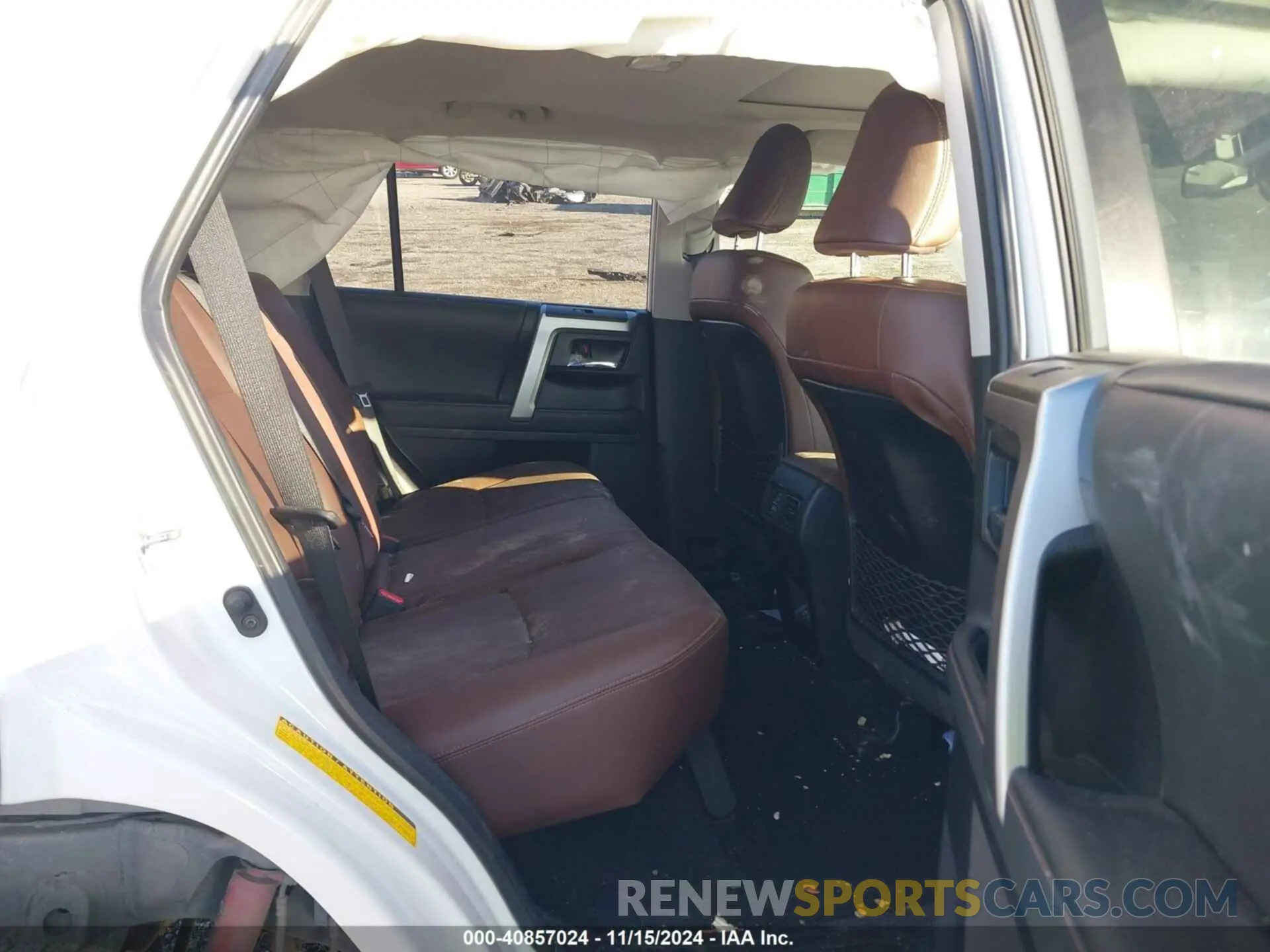 8 fotografías del automóvil dañado JTEKU5JR9M5881745 TOYOTA 4RUNNER 2021