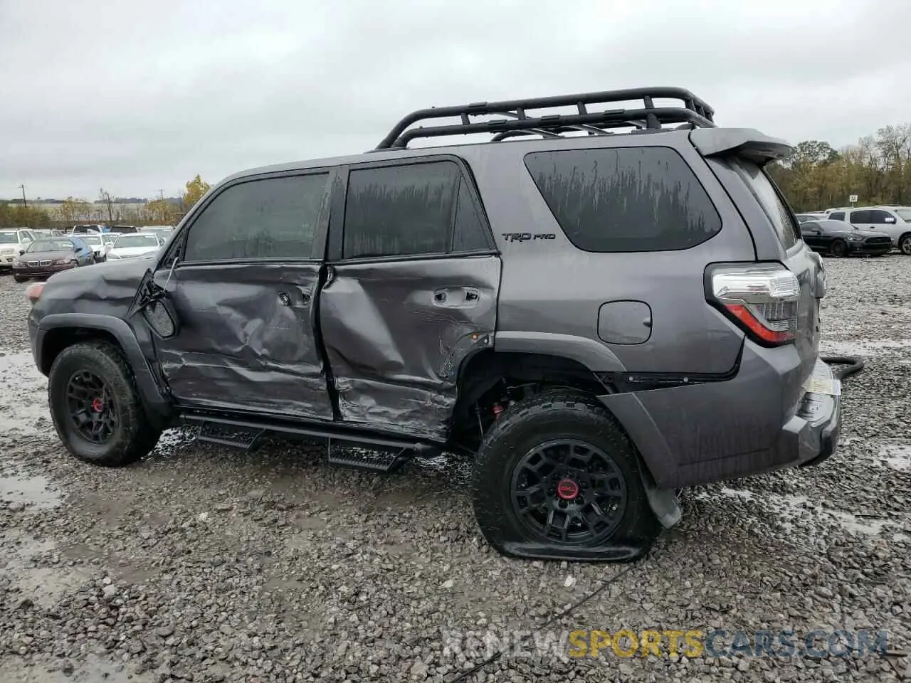 2 fotografías del automóvil dañado JTELU5JRXM5953590 TOYOTA 4RUNNER 2021